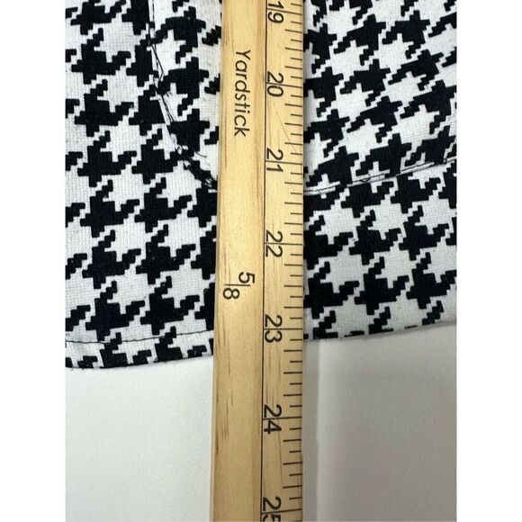 Russel Kemp Houndstooth Blazer Suit Jacket Black White Size S - Picture 8 of 9
